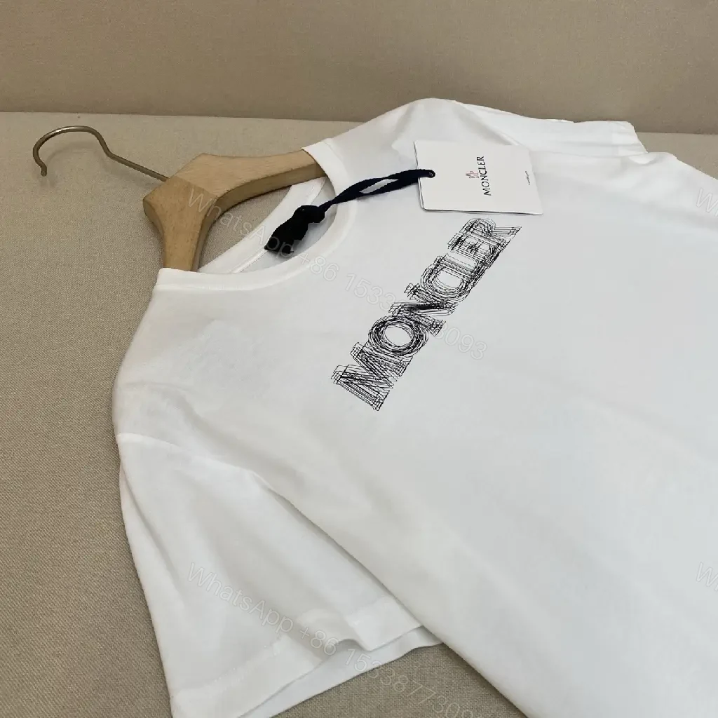View 6 of Minimalist White Cotton Tee — Premium Logo Crewneck, Streetwear Style