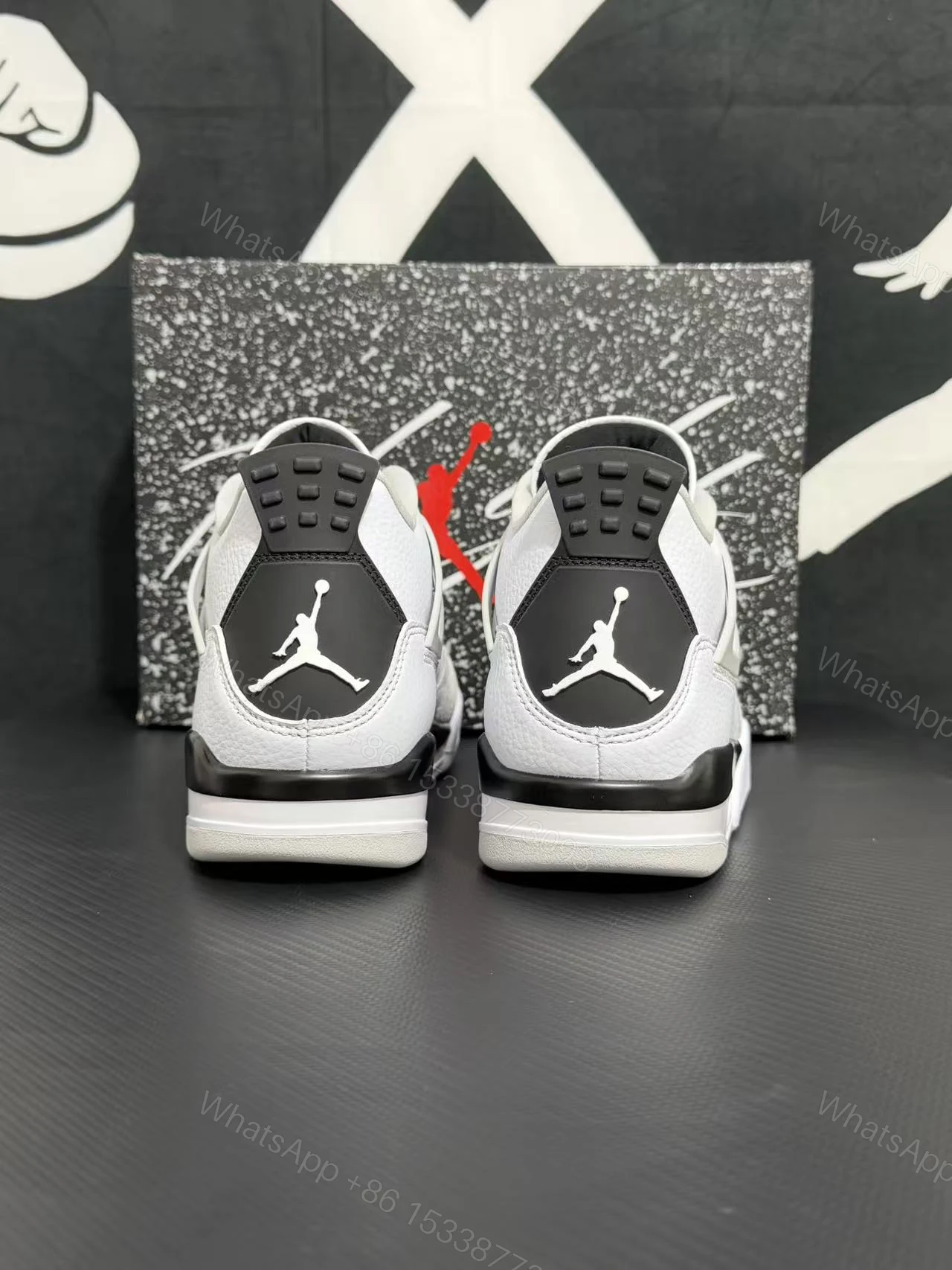 View 6 of Air Jordan 4 Military Black (Cost-Effective Version)