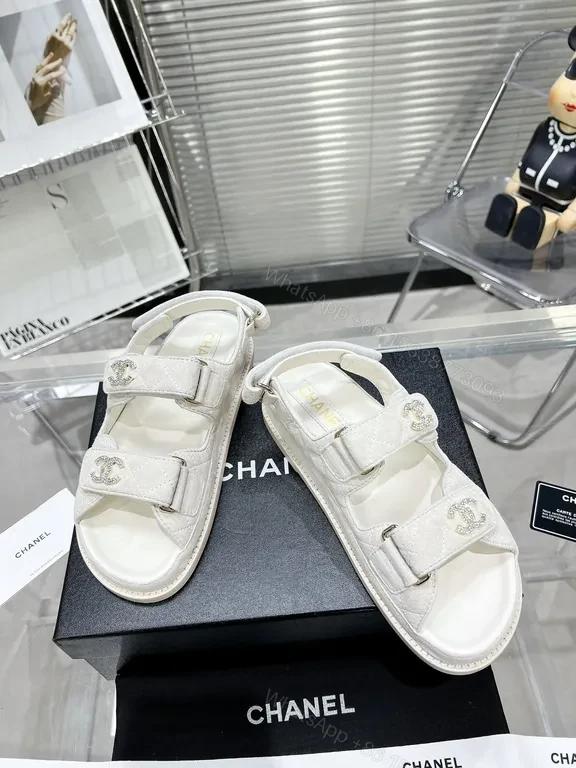 View 5 of Soft-Luxe Quilted Sandals: Ivory Satin-Nylon, Signature Texture