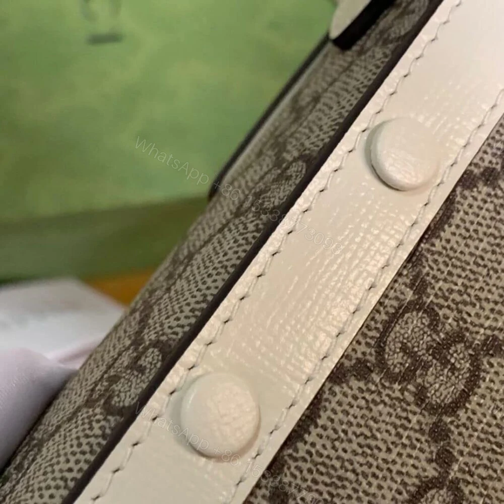 View 5 of Gucci Horsebit 1955 Mini Bag White 17Cm 625615 92TCG 9761