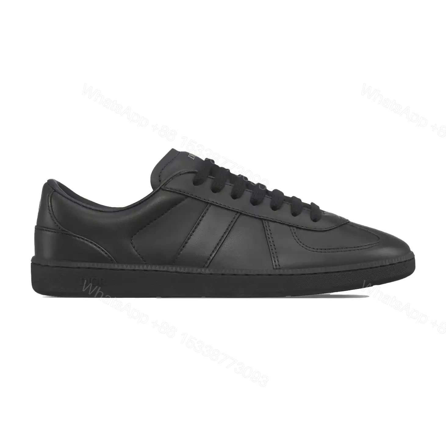 DIOR B01 MATCHPOINT SNEAKERS BLACK SMOOTH CALFSKIN – CD224 — view 1