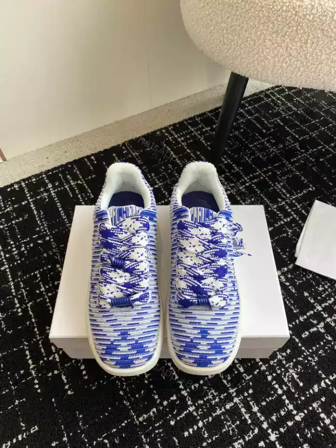 View 2 of BURBERRY CHECKED KNITTED SNEAKERS – BBR101