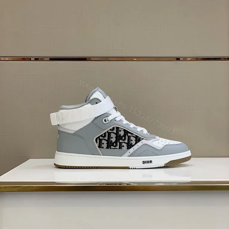 View 9 of Dior Soft-Structure High-Top: Monogram Mesh Luxury Sneaker