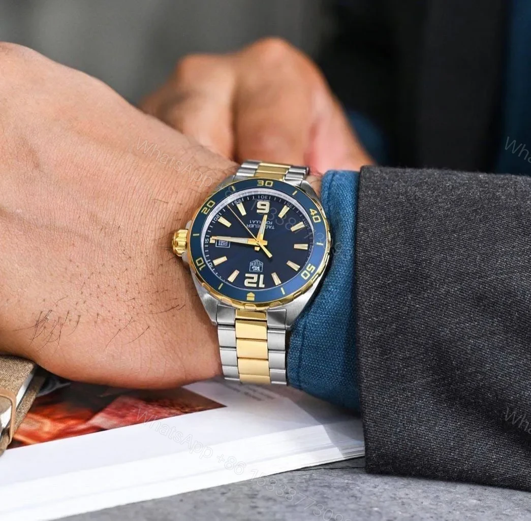 View 4 of TAG Heuer Formula 1 Automatic Blue Two-Tone