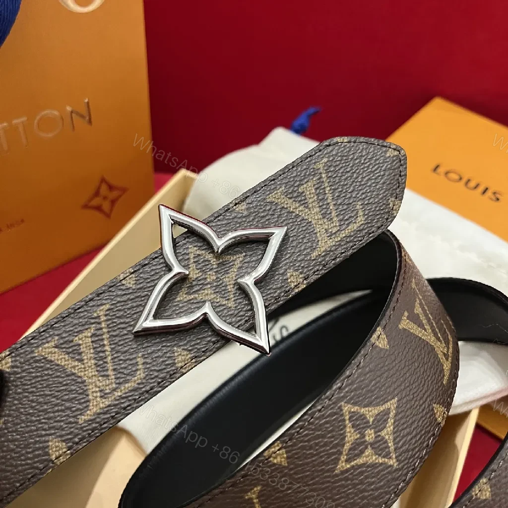 View 8 of Calfskin Monogram Belt — Luxe Everyday Style, Durable