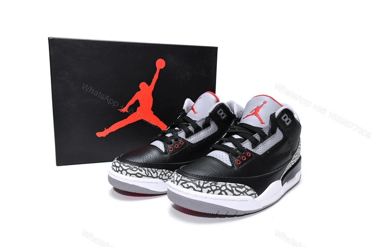 A Ma Maniere x Air Jordan 3 Retro SP Black Cement 854262-001 — view 2