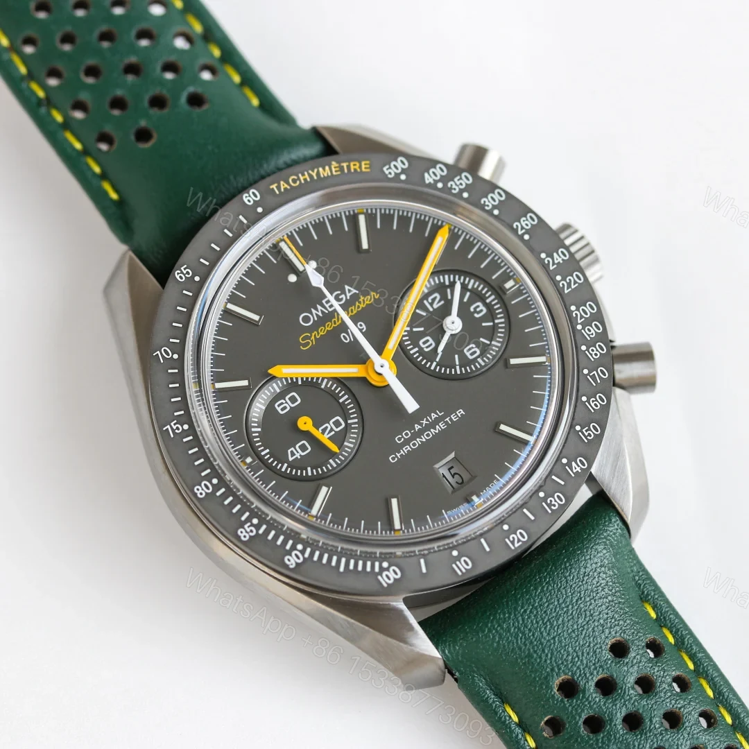 View 2 of Omega Speedmaster Dark Side of the Moon Chronograph 44mm Black Ceramic Nylon Strap Automatic Watch OMG-SPD-DARKSIDE-44MM-BLACK-CERAMIC-NYLON-AUTO