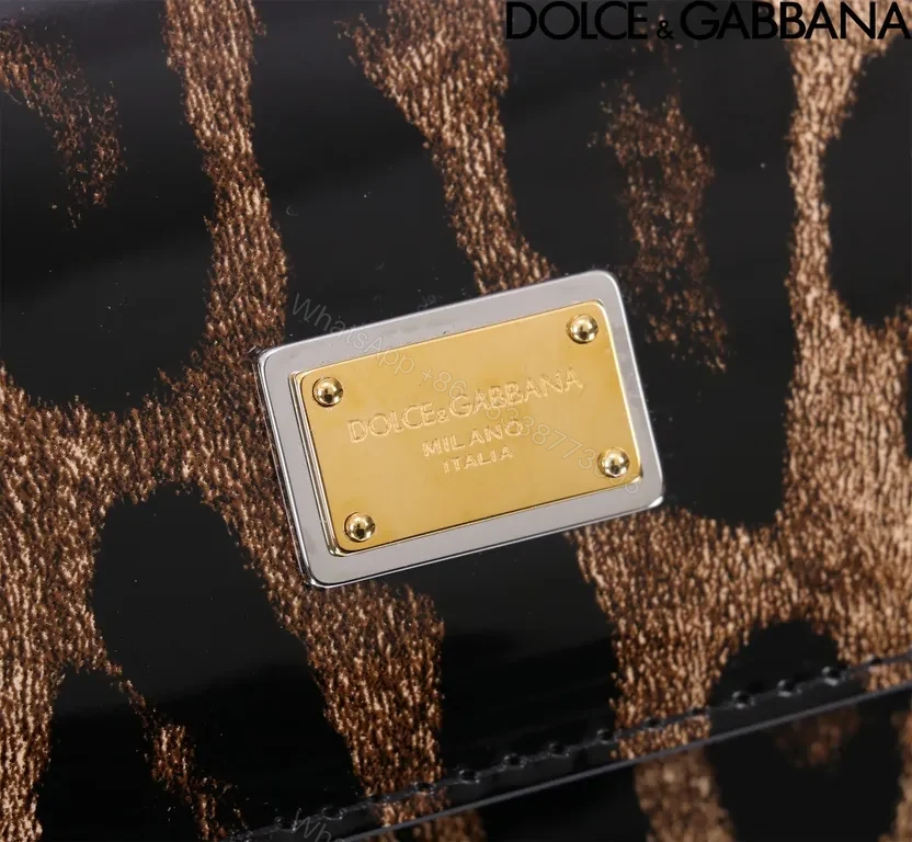 View 6 of Leopard Luxe Handbag: Structured Black-Toned Leather, Glam Statement Tote