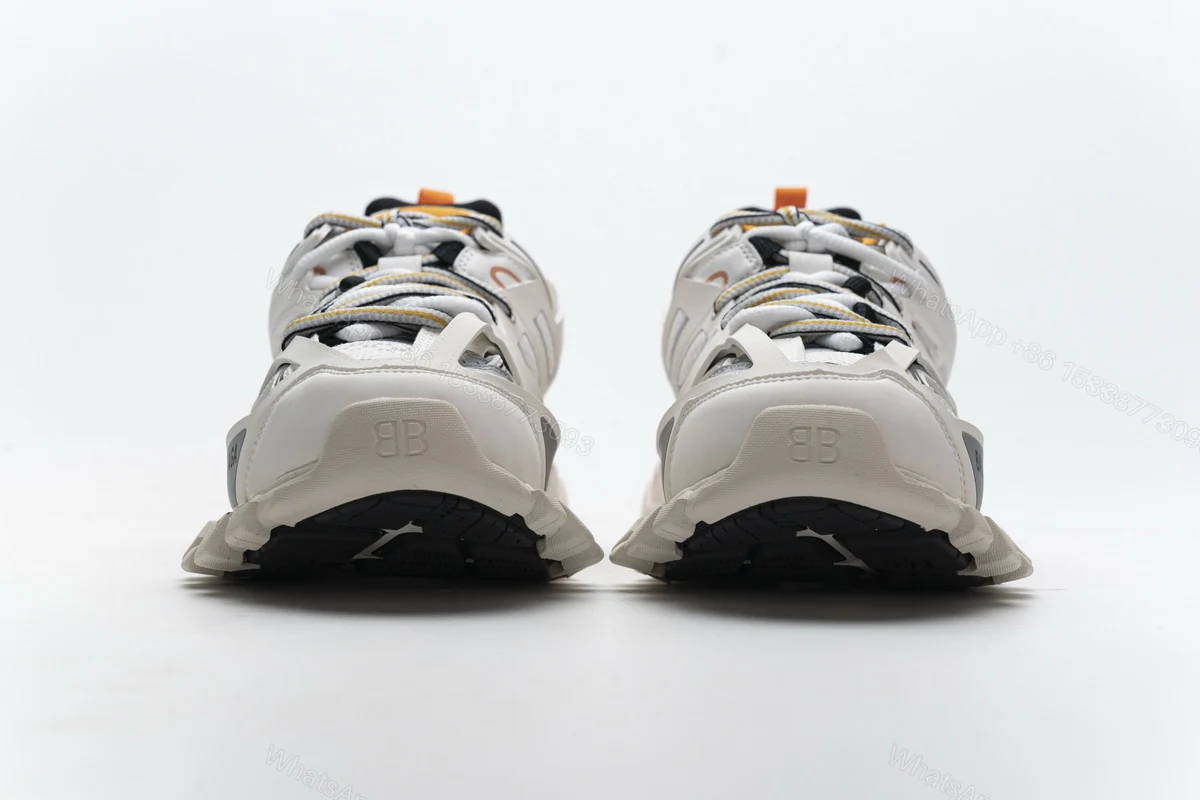 View 5 of Balenciaga Track Led White Orange 542436 W1GB7 9059