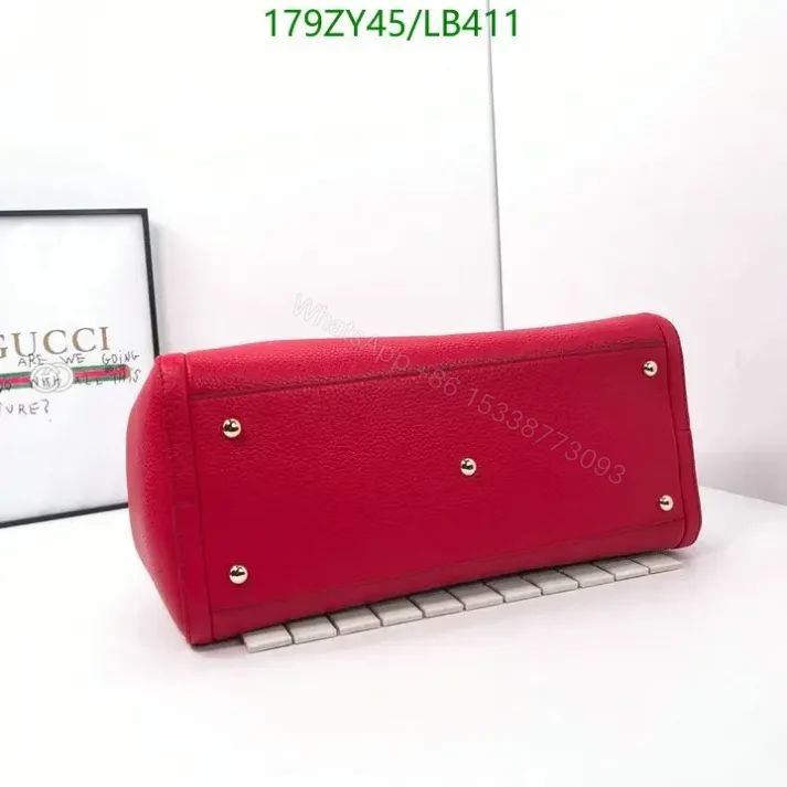 View 10 of Gucci Soho Brown Leather Shopping Bag Replica LB41126 – Premium 1:1