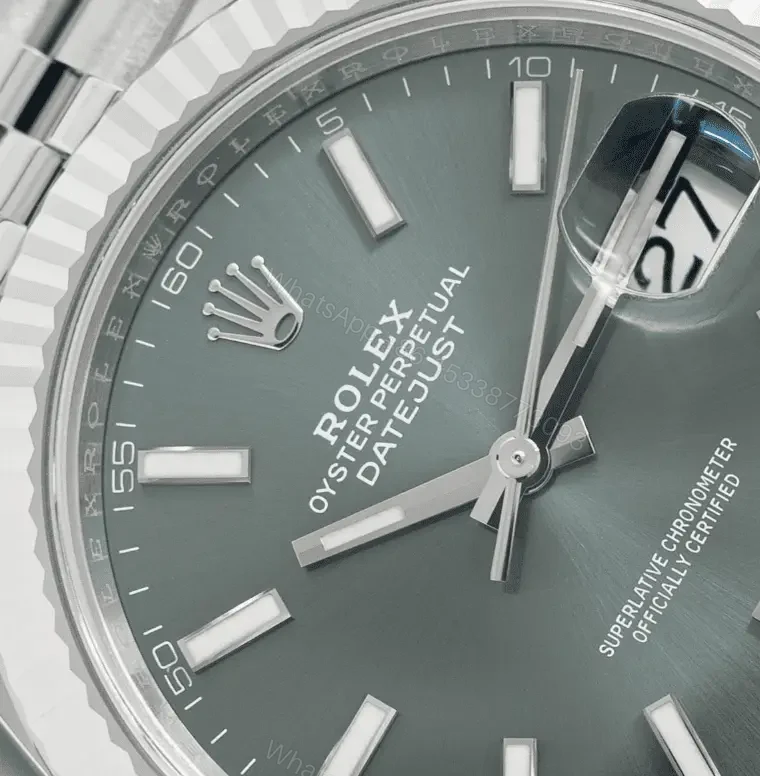View 4 of Mint Green Replica Rolex Datejust 2022