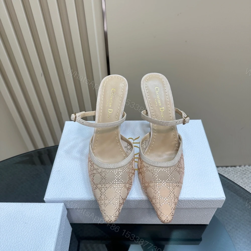 View 2 of 高仿Dior*Capture系列KCV296尖頭塔扣高踭鞋10CM裸色免檢版