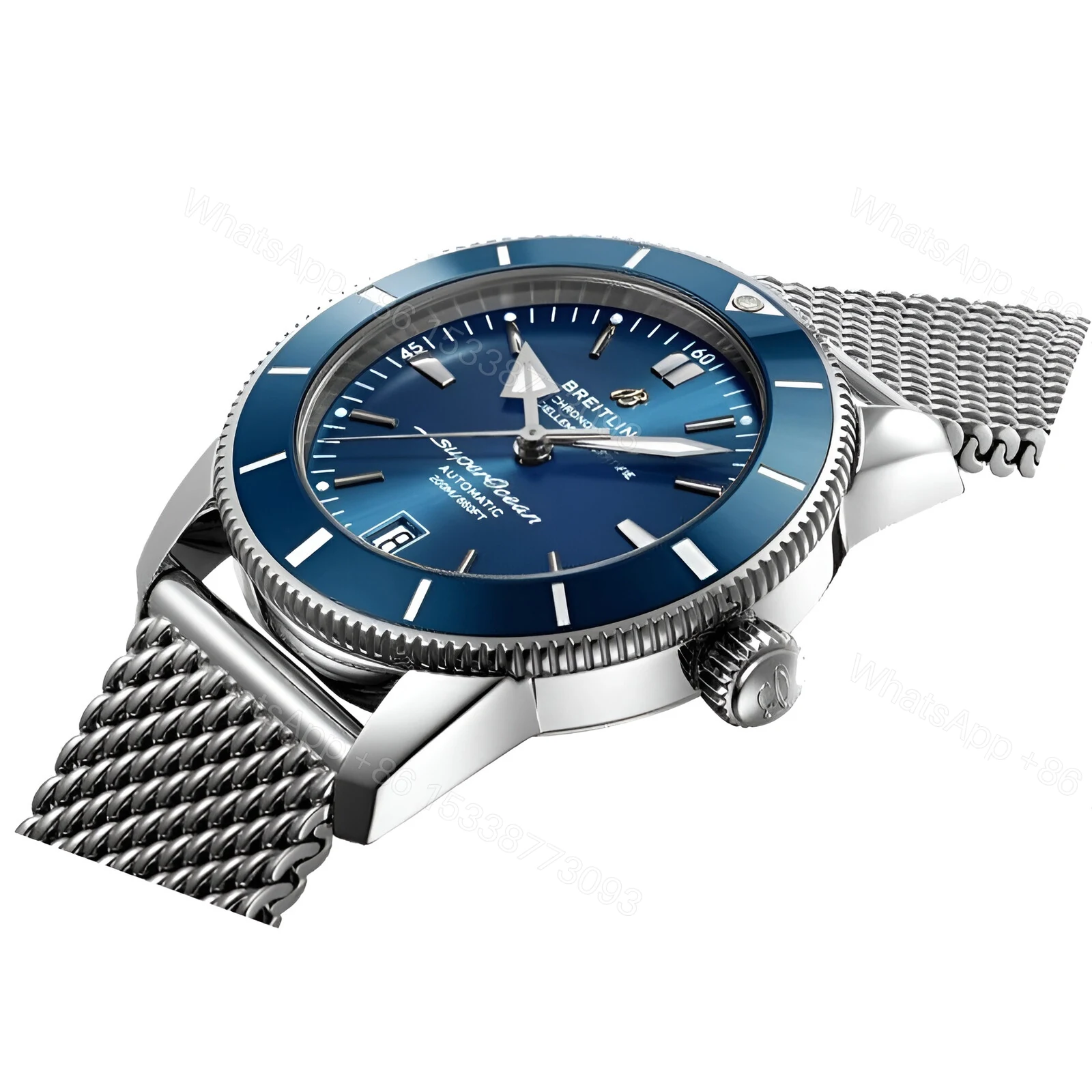 View 3 of Breitling Superocean Blue AB2010161C1A1 Replica