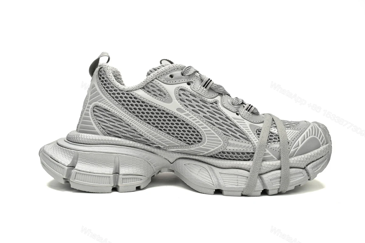 View 5 of Balenciaga 3XL Silver Light Gray 734731 W3XLR 1281