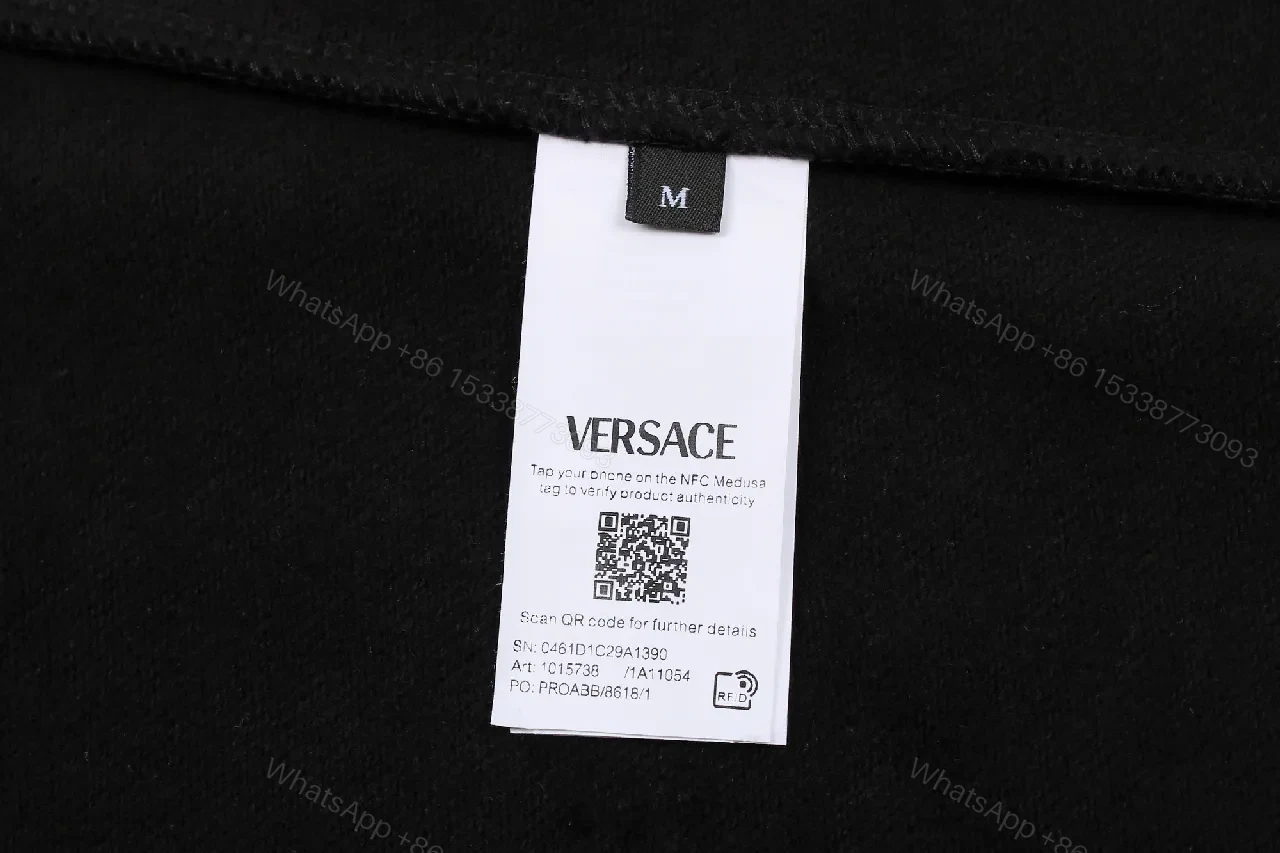 View 2 of Black Cotton Hoodie with Luxe Details, Minimalist Designer Style