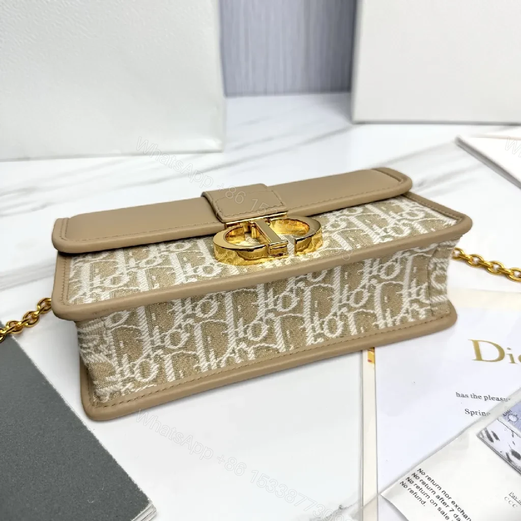View 7 of Taupe Leather + Metal Texture Crossbody - Chic Sleek Compact Bag