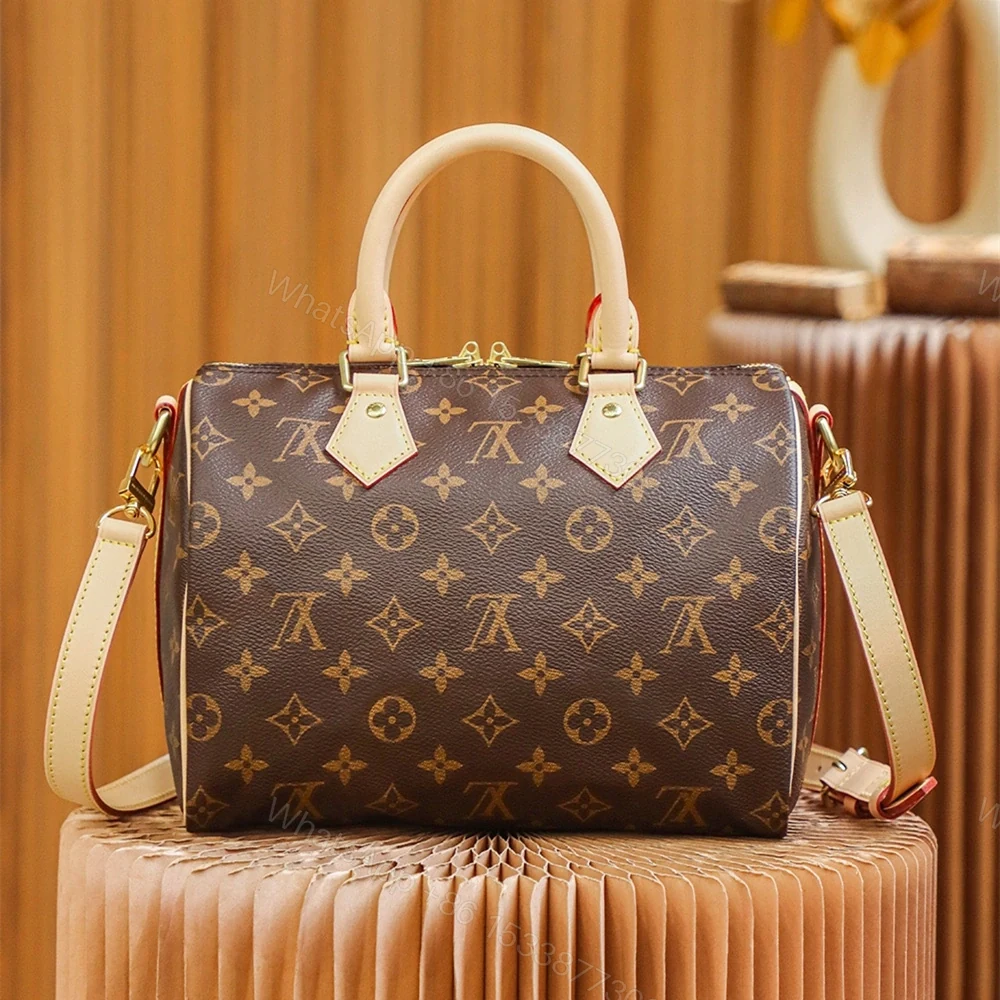 View 4 of 原單高仿LV手圓筒手提包Speedy25系列免檢版
