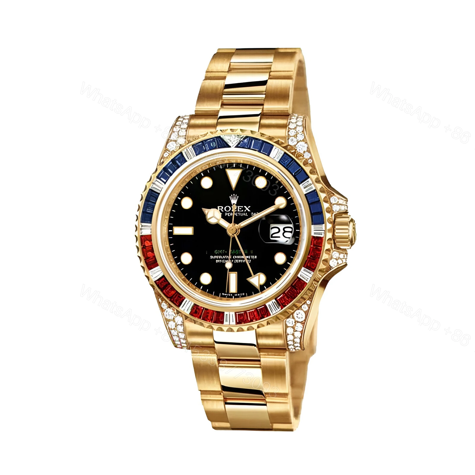 View 2 of Rolex GMT-Master II Haribo Gold Replica