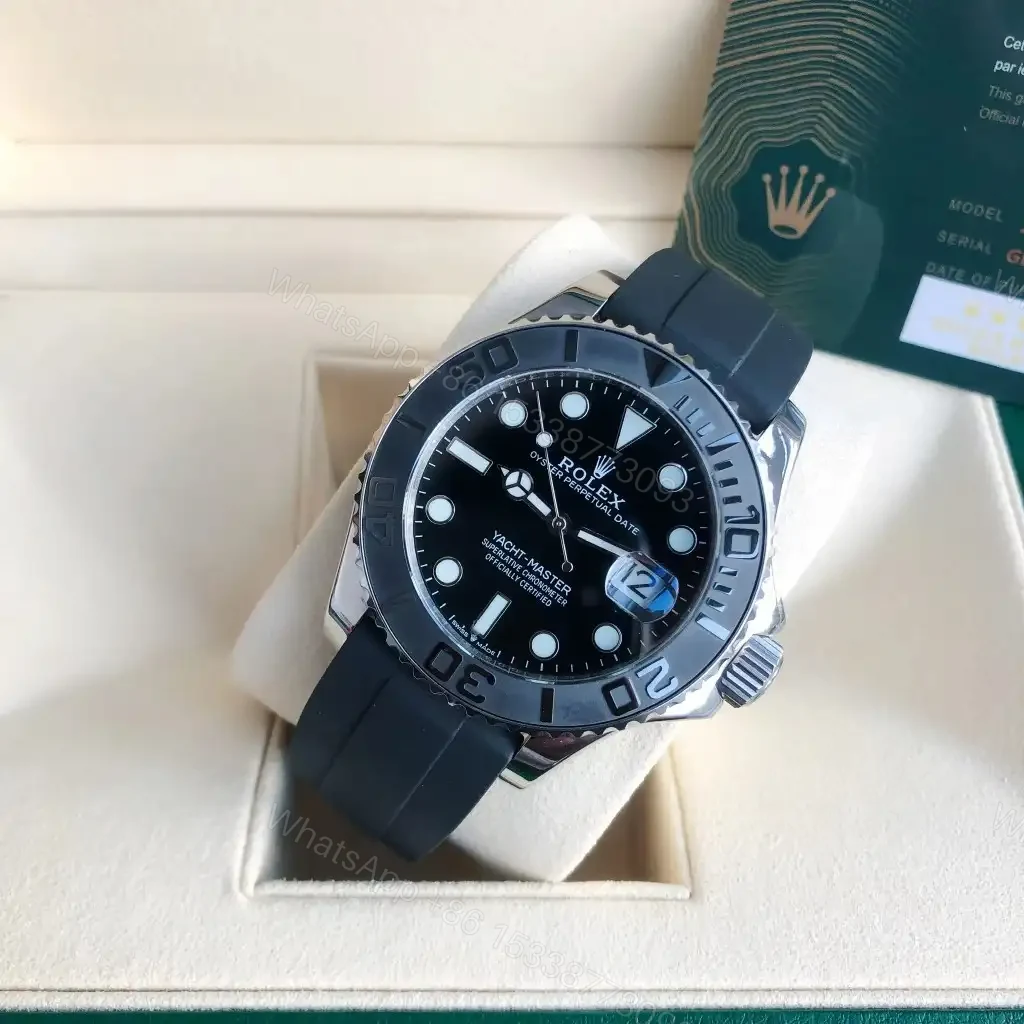 Fake Rolex Yacht-Master 42 White Gold Replica 226659-0002 — view 1