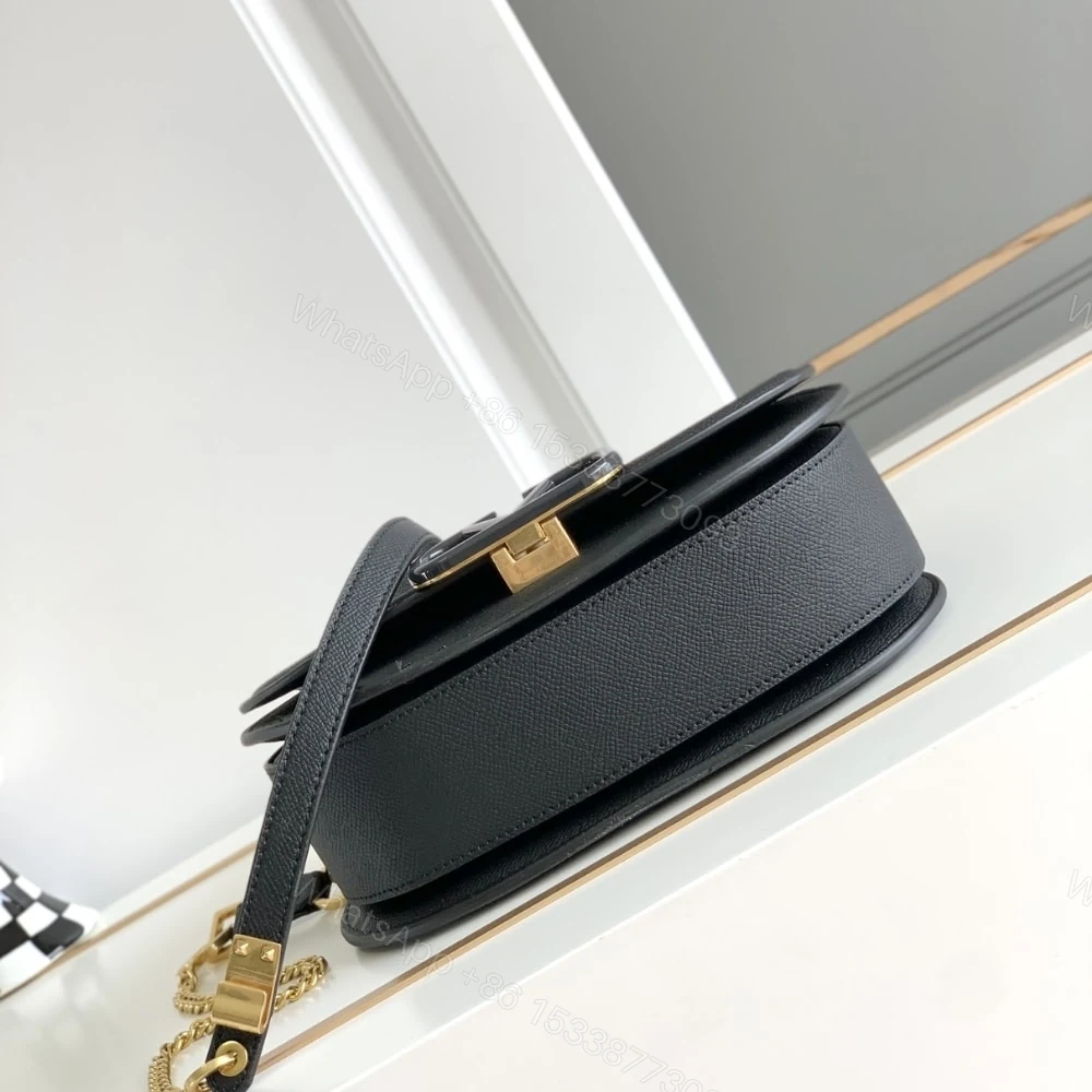 View 4 of VALENTINO VSLING BAG IN GRAINED BLACK 22CM WB0M28DJP0NO