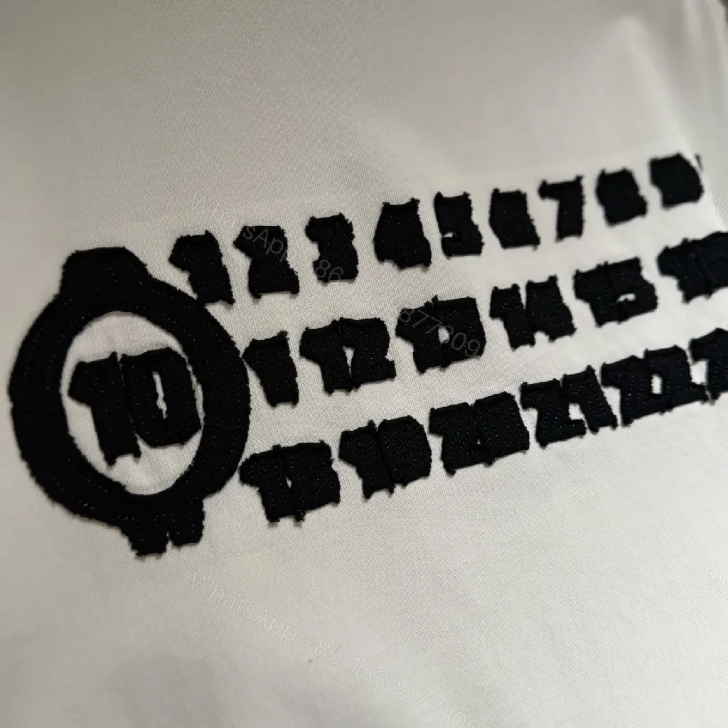 View 5 of Relaxed White Tee + Cotton Jersey + Minimalist + Embroidered Logo + T-Shirt