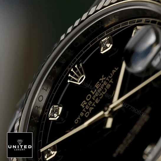 View 6 of Rolex Datejust 69173 Lady Diamond Black Dial Replica