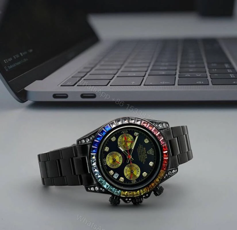 View 3 of Rolex Rainbow Black Dial Quartz 41mm