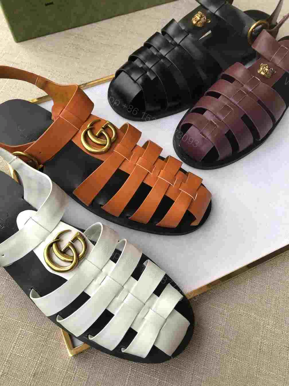 View 3 of GUCCI SANDAL WITH DOUBLE G – SDG008