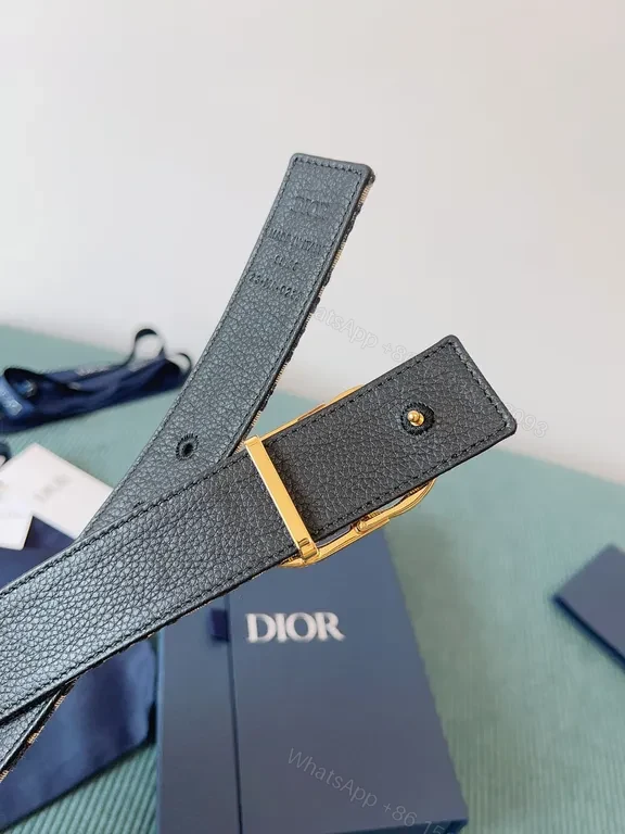View 6 of Dior Oblique Belt: Signature Pattern, All-Season Style