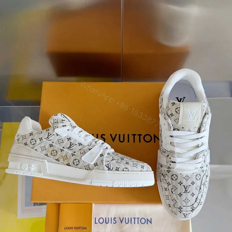View 5 of Louis Vuitton Monogram High-Top Sneakers: Luxe Comfort
