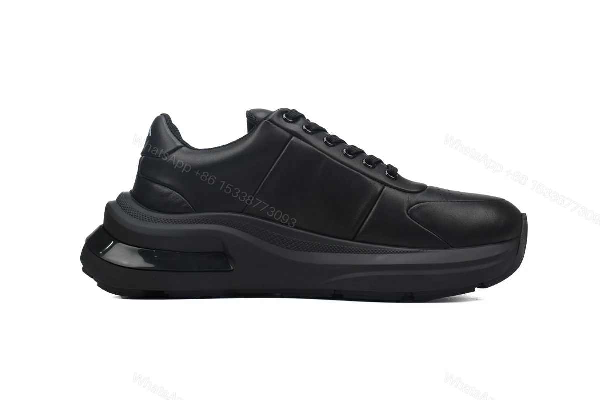 View 4 of Prada Low Top Loafers Black