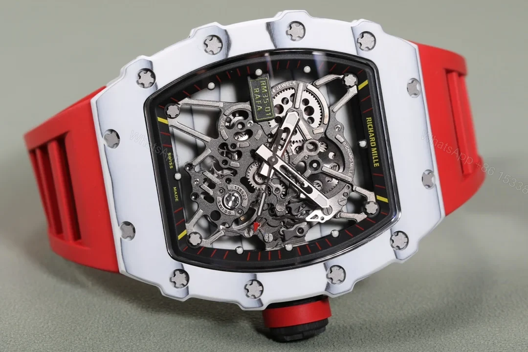 View 4 of Richard Mille RM35-01 NTPT Carbon Fiber RMUL3 White Gemstone Suspension Men’s Watch RM35-01-NTPT-WGEM-RM3