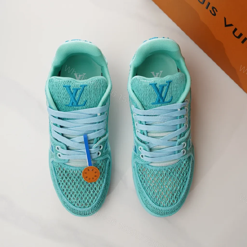 View 2 of Turquoise Knit High-Tops: Lightweight, All-Day Comfort Sneakers