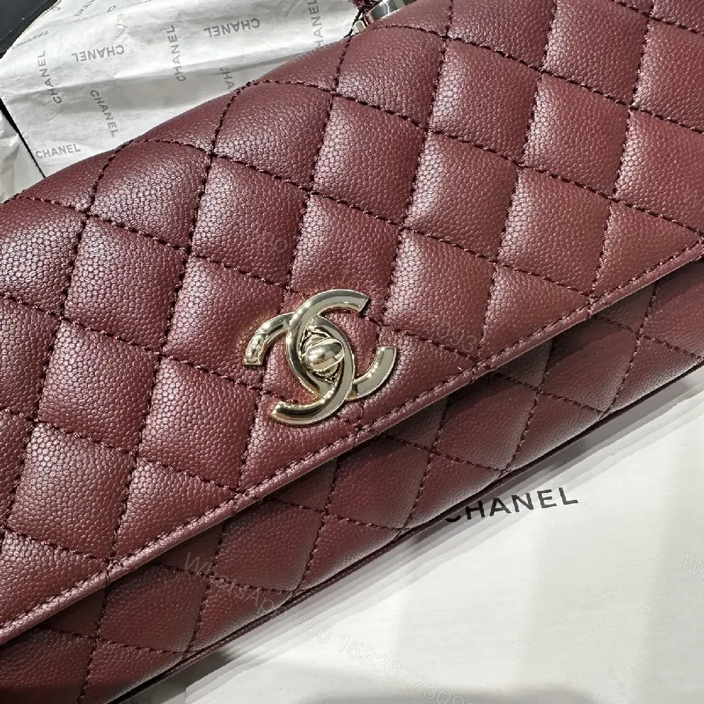View 5 of Burgundy Quilted Leather Bag – Classic Chic, Everyday Luxury
