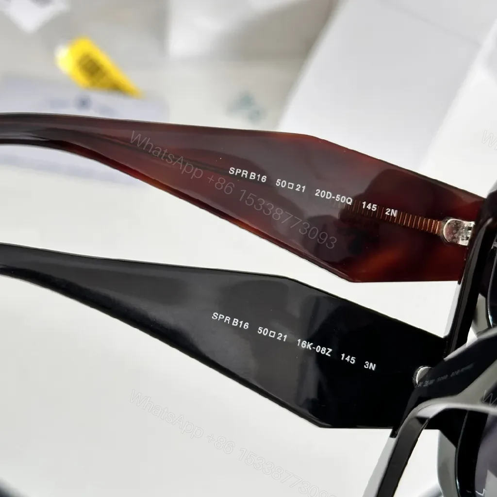 View 9 of Bold Black Sunglasses: Yellow-Tinted UV400 Wraparound Shades