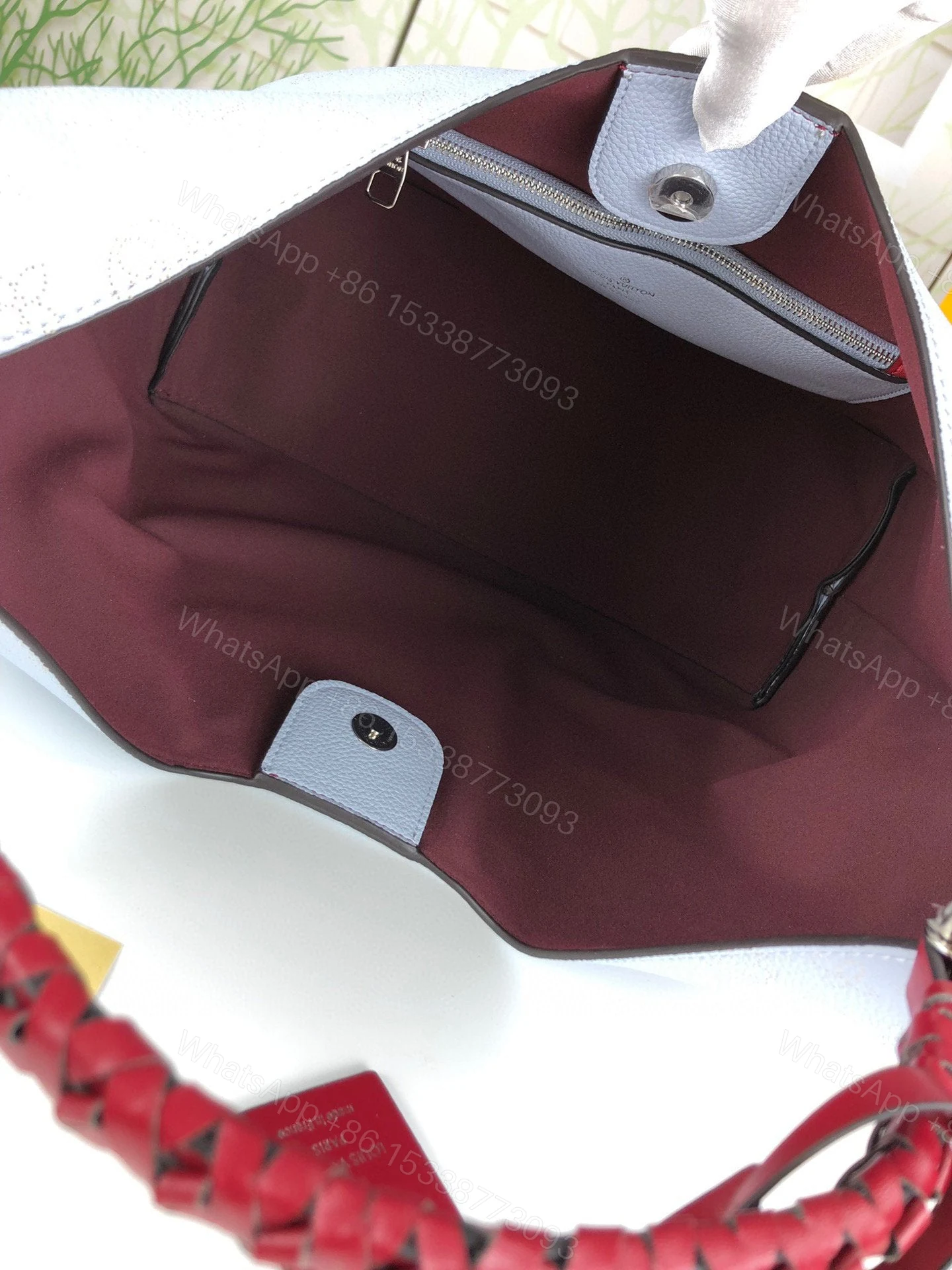 View 29 of Louis Vuitton Carmel Hobo Bag ‘Mouse Grey’