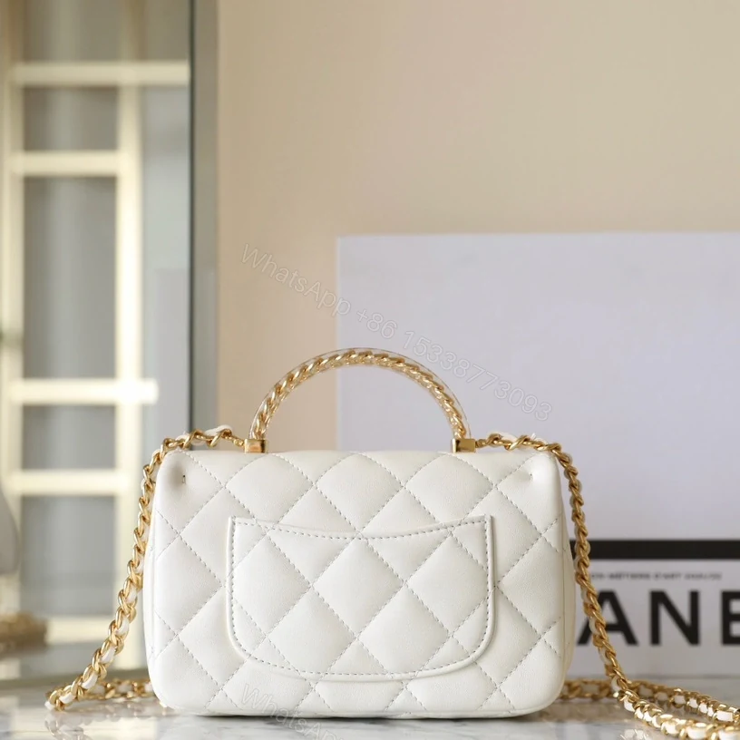 View 2 of 高仿Chanel*24S系列AS4847小羊皮白色單肩包免檢版