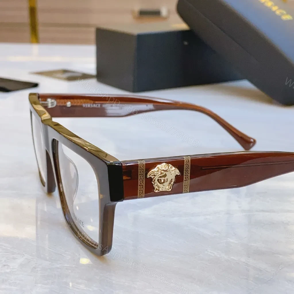 View 4 of Clear Acetate Rectangle Frames – Subtle Shine, Everyday Luxury