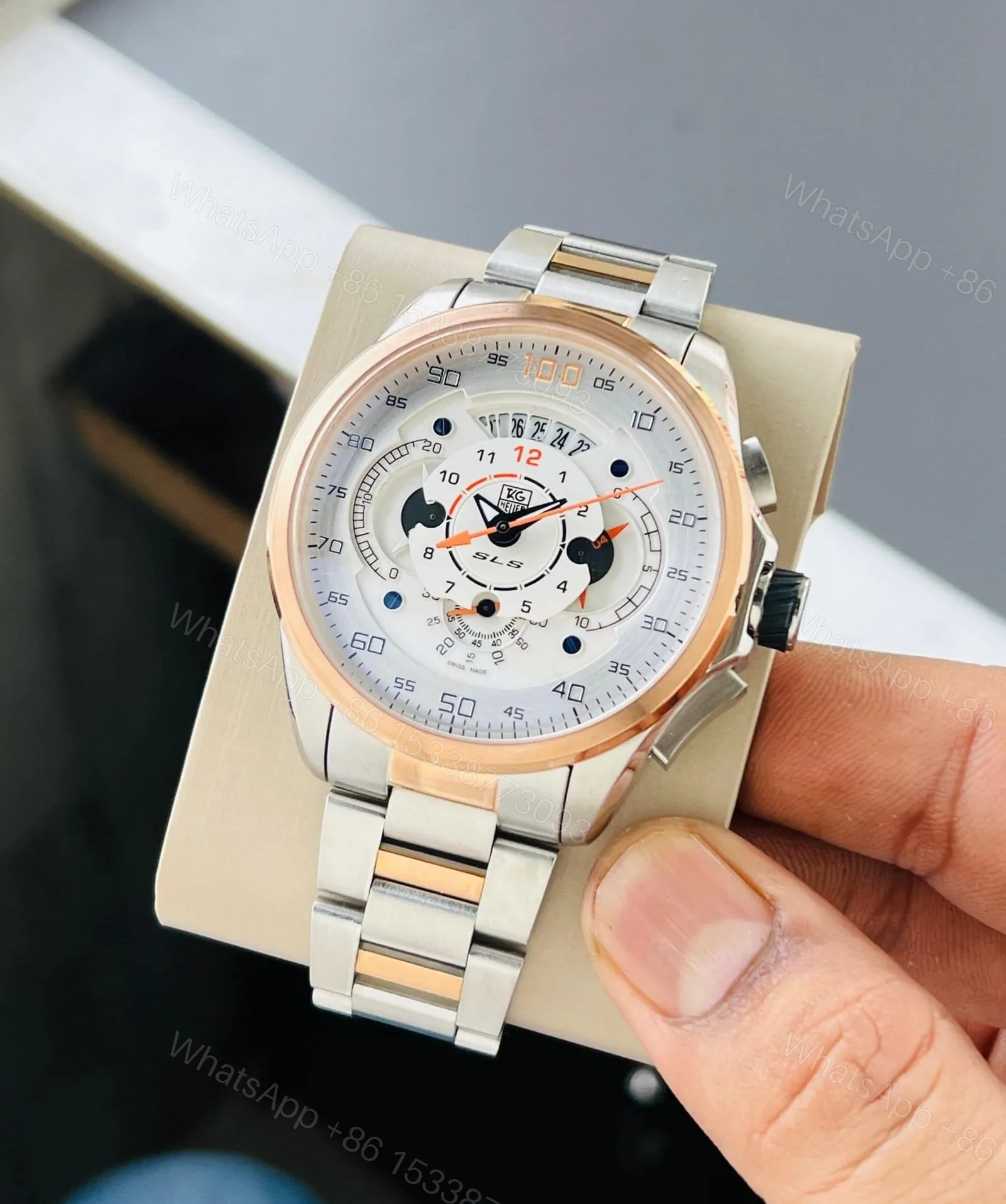 Tag Heuer Mercedes SLS Silver — view 1