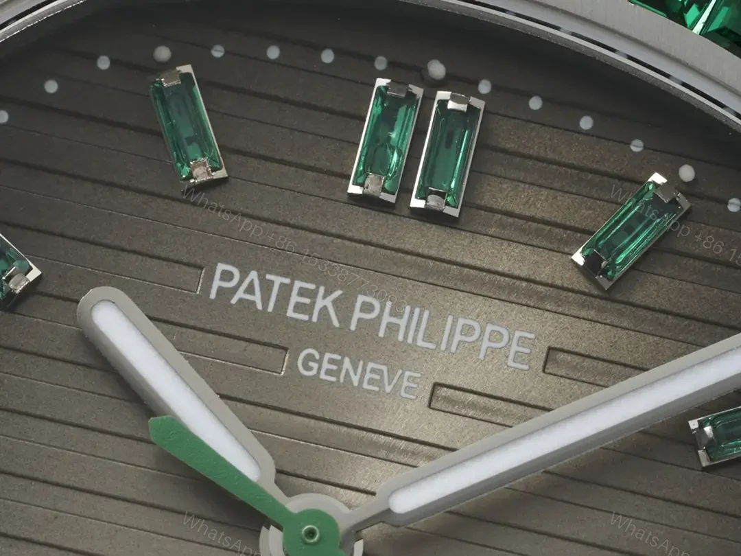 View 3 of Patek Philippe Nautilus 5711 Platinum – Emerald Grey Dial 5711/113P-001
