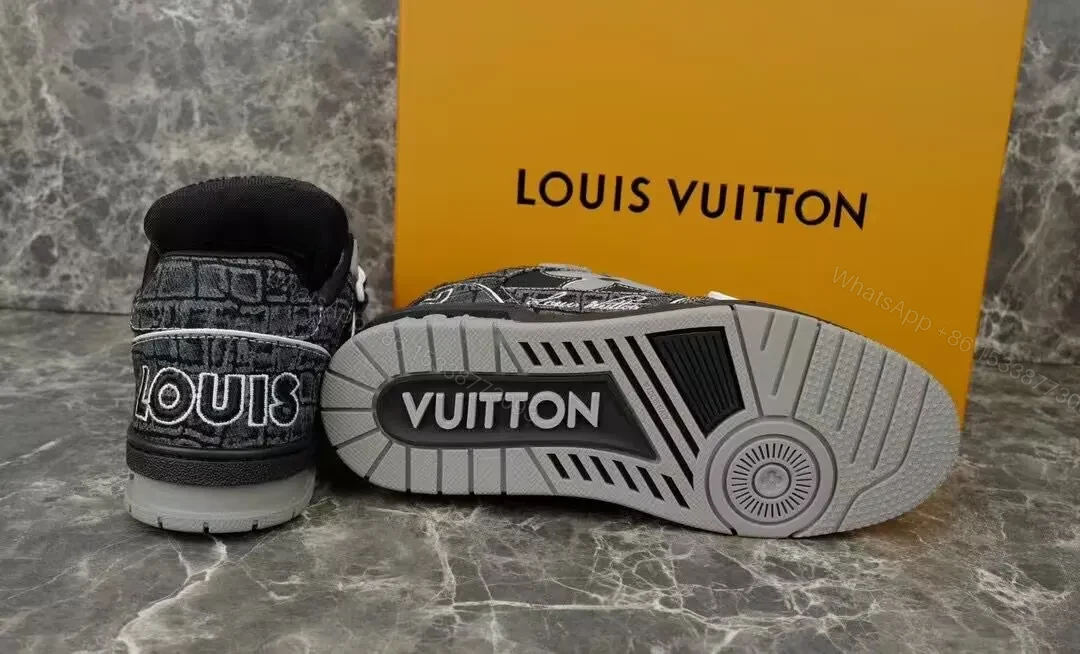 View 3 of Bold Mono LV Pattern Sneakers: Street-Ready Luxury