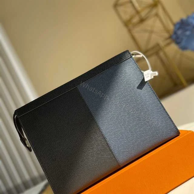 View 7 of LOUIS VUITTON POCHETTE VOYAGE MM TAIGA LEATHER M30718