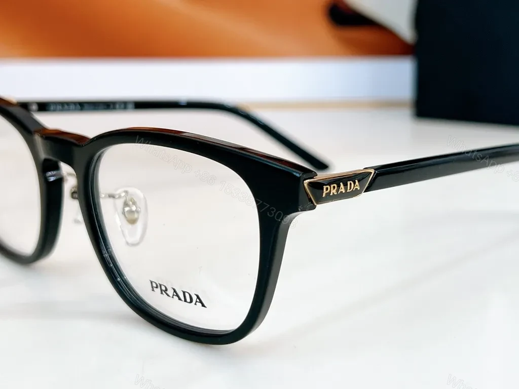 View 9 of Transparent-Frame Prada Eyeglasses: Ultra-Refined Everyday Clarity