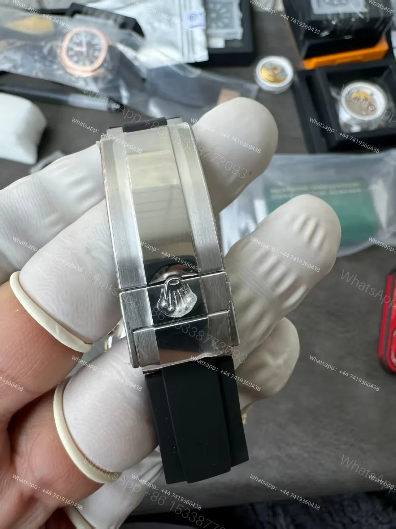 View 12 of Rolex Super Clone Daytona M126519LN-0004 Diamond Dial 4131 Movement