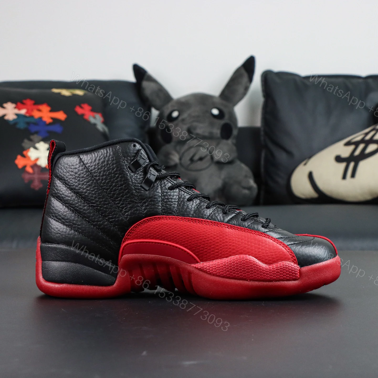 View 2 of Air Jordan 12 Flu Game 2025 Replica