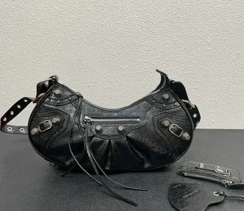 Balenciaga Le Cagole XS Shoulder Bag Black AAAA 9X5H77 — view 1