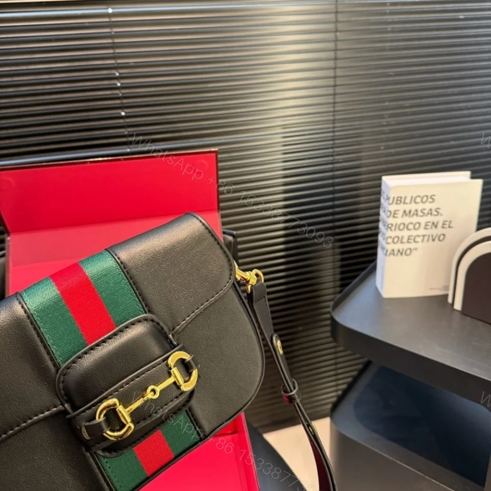 View 4 of Gucci Horsebit 1955 Small Shoulder Bag Black Leather 21cm