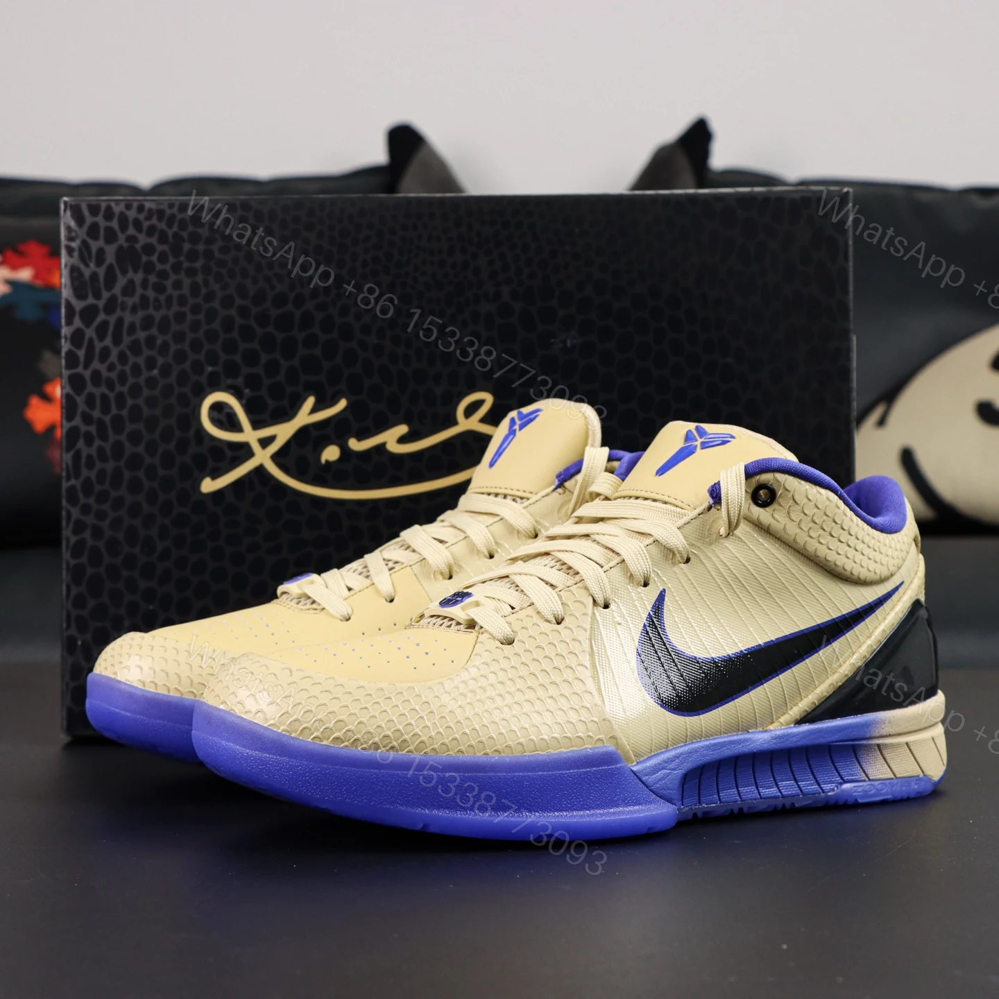 Kobe 4 Protro FC Barcelona Team Gold Reps — view 1