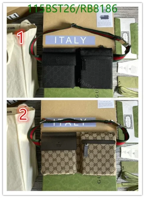 Gucci Canvas Belt Bag Unisex RB5574 — view 3