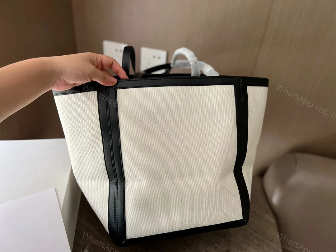 View 2 of CELINE LARGE SQUARE IN TEXTILE WITH PRINT AND CALFSKIN BLACK 48CM